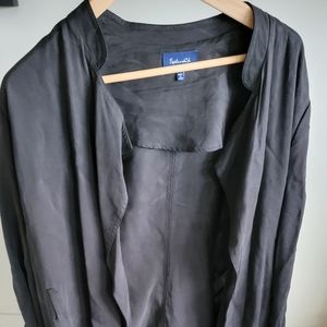 Suede Trench Coat